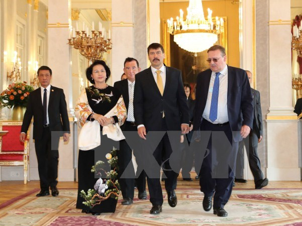 Entrevue entre la présidente de l’AN vietnamienne et le président hongrois ảnh 1 Entrevue entre la présidente de l’AN vietnamienne et le président hongrois ảnh 1