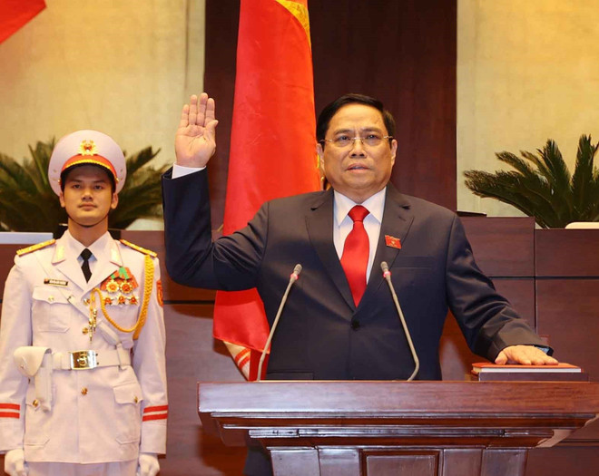 PM Pham Minh Chinh : Edifier un Etat de droit socialiste du peuple, pour le peuple et par le peuple ảnh 1 PM Pham Minh Chinh : Edifier un Etat de droit socialiste du peuple, pour le peuple et par le peuple ảnh 1