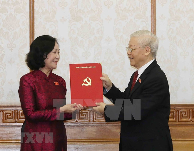 Nouvelles cheffes de Commissions centrales du Parti ảnh 1 Nouvelles cheffes de Commissions centrales du Parti ảnh 1