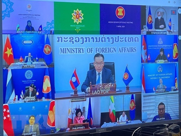 Le Vietnam présente des propositions lors de la réunion des hauts fonctionnaires de l'ASEAN ảnh 1 Le Vietnam présente des propositions lors de la réunion des hauts fonctionnaires de l'ASEAN ảnh 1