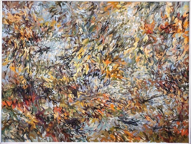 Une peinture vietnamienne exposée au Palais Velli en Italie ảnh 1 Une peinture vietnamienne exposée au Palais Velli en Italie ảnh 1