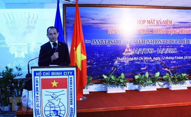 La Fête nationale française célébrée à Hô Chi Minh-Ville ảnh 1 La Fête nationale française célébrée à Hô Chi Minh-Ville ảnh 1