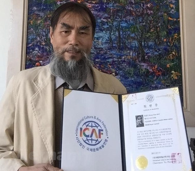 Une peinture vietnamienne exposée au Palais Velli en Italie ảnh 2 Une peinture vietnamienne exposée au Palais Velli en Italie ảnh 2