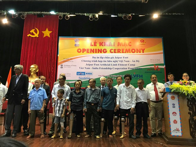 L'Inde finance un projet de prothèses pour des amputés à Vinh Phuc et Phu Tho ảnh 1 L'Inde finance un projet de prothèses pour des amputés à Vinh Phuc et Phu Tho ảnh 1