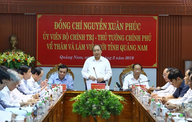 Le Premier ministre Nguyen Xuan Phuc en visite de travail à Quang Nam ảnh 1
