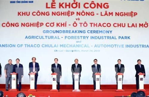 Thaco Truong Hai met en chantier plusieurs ouvrages à Quang Nam ảnh 1