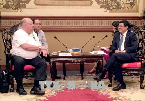 Ho Chi Minh-Ville reçoit d'anciens combattants américains ảnh 1 Ho Chi Minh-Ville reçoit d'anciens combattants américains ảnh 1