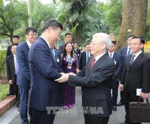Nouvel an lunaire : Vietnam et Chine échangent des lettres de félicitations ảnh 1 Nouvel an lunaire : Vietnam et Chine échangent des lettres de félicitations ảnh 1
