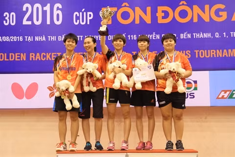 Raquette d’Or : le Vietnam remporte une médaille d’or ảnh 1