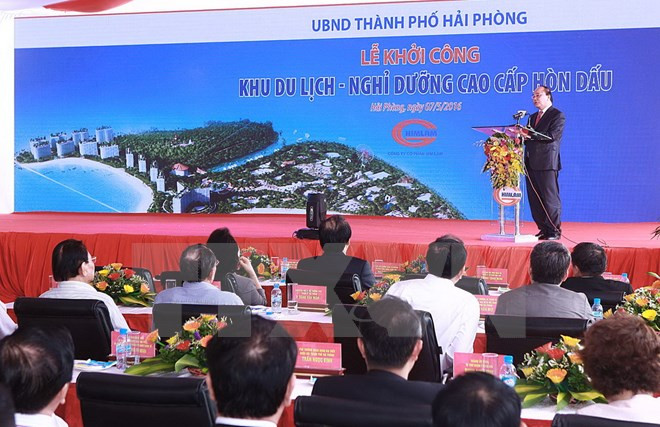Mise en chantier d’une zone de villégiature de luxe sur l’île de Hòn Dâu ảnh 1 Mise en chantier d’une zone de villégiature de luxe sur l’île de Hòn Dâu ảnh 1