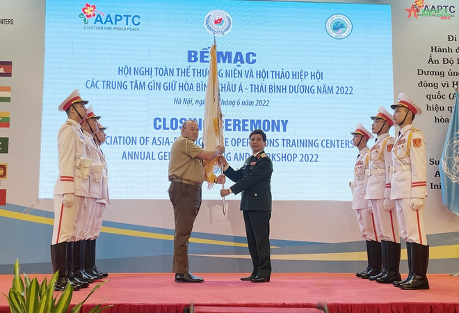 Maintien de la paix: Clôture de la Réunion générale annuelle de l'AAPTC 2022 ảnh 2 Maintien de la paix: Clôture de la Réunion générale annuelle de l'AAPTC 2022 ảnh 2