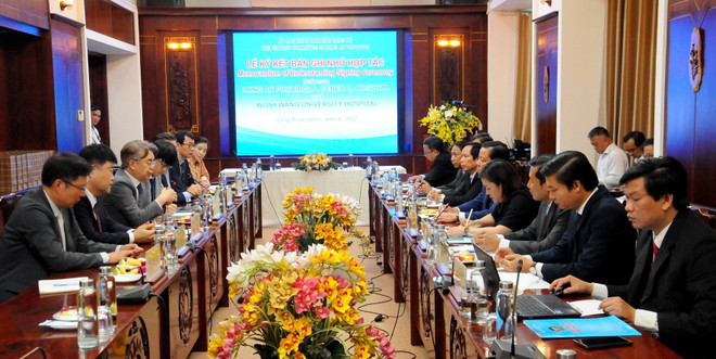 Long An et l'hôpital sud-coréen Wonkwang coopèrent dans le domaine des soins de santé ảnh 2 Long An et l'hôpital sud-coréen Wonkwang coopèrent dans le domaine des soins de santé ảnh 2