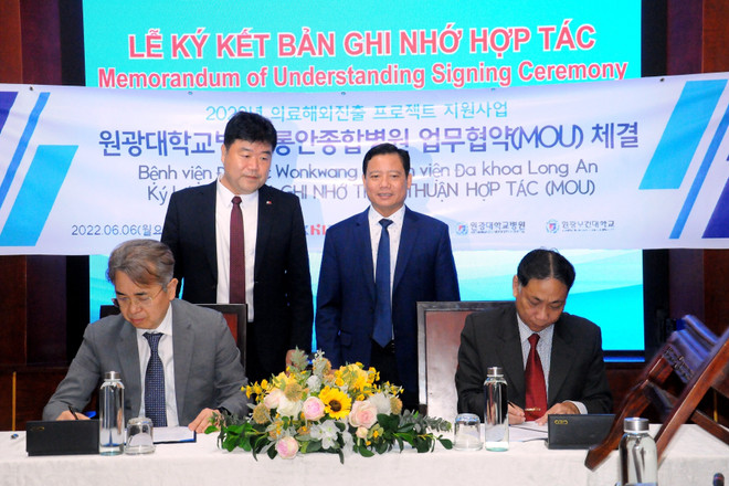 Long An et l'hôpital sud-coréen Wonkwang coopèrent dans le domaine des soins de santé ảnh 1 Long An et l'hôpital sud-coréen Wonkwang coopèrent dans le domaine des soins de santé ảnh 1