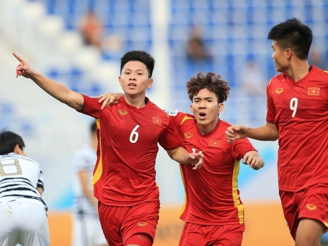 Coupe d'Asie U23 : un match nul 1-1 entre le Vietnam et la R de Corée ảnh 2 Coupe d'Asie U23 : un match nul 1-1 entre le Vietnam et la R de Corée ảnh 2