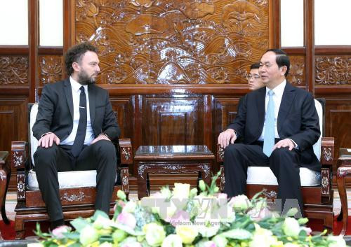 Le président Trân Dai Quang reçoit de nouveaux ambassadeurs ảnh 6 Le président Trân Dai Quang reçoit de nouveaux ambassadeurs ảnh 6
