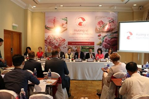 Des producteurs de viande européens séduits par le marché vietnamien ảnh 1 Des producteurs de viande européens séduits par le marché vietnamien ảnh 1