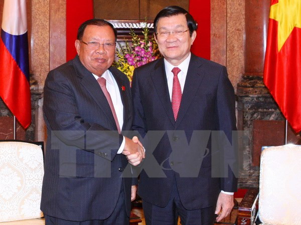 Le président Truong Tan Sang plaide pour les liens spéciaux Vietnam-Laos ảnh 1 Le président Truong Tan Sang plaide pour les liens spéciaux Vietnam-Laos ảnh 1
