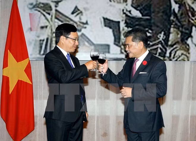 Réception à l’occasion de la Fête nationale de Malaisie ảnh 1