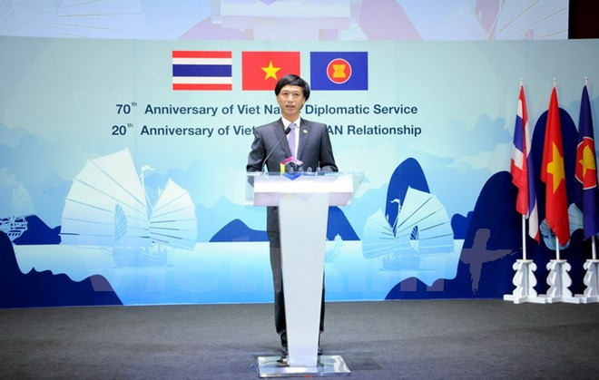 Célébration du 70 ans de la diplomatie vietnamienne en Thaïlande ảnh 1 Célébration du 70 ans de la diplomatie vietnamienne en Thaïlande ảnh 1
