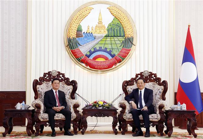 Les dirigeants lao apprécient la coopération entre la province de Nghe An et sept localités du Laos ảnh 1 Les dirigeants lao apprécient la coopération entre la province de Nghe An et sept localités du Laos ảnh 1