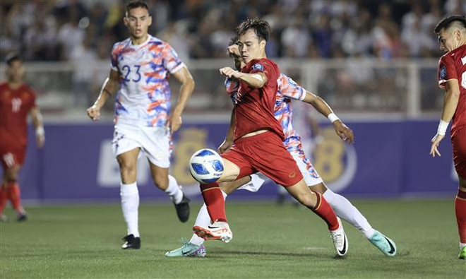 Le Vietnam bat les Philippines 2-0 lors des éliminatoires de la Coupe du monde ảnh 1 Le Vietnam bat les Philippines 2-0 lors des éliminatoires de la Coupe du monde ảnh 1
