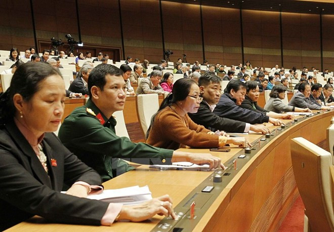 L'Assemblée nationale adopte deux lois et une résolution ảnh 1 L'Assemblée nationale adopte deux lois et une résolution ảnh 1