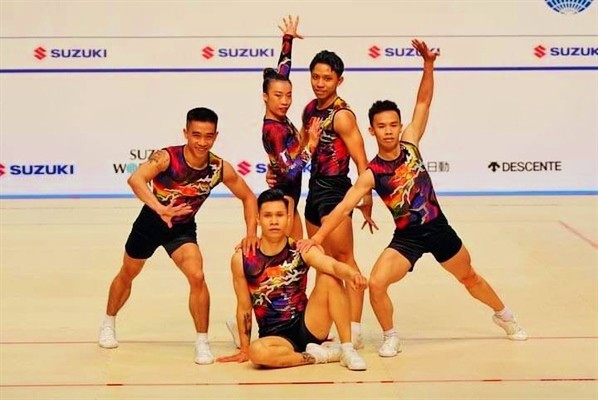Le Vietnam remporte une médaille d’or au Championnat mondial d’aerobic Suzuki Cup 2023 ảnh 1 Le Vietnam remporte une médaille d’or au Championnat mondial d’aerobic Suzuki Cup 2023 ảnh 1
