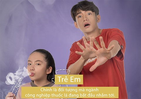 La danse anti-tabac de Quang Dang fait craquer les internautes ảnh 1 La danse anti-tabac de Quang Dang fait craquer les internautes ảnh 1