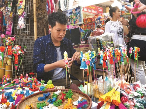 Les figurines en pâte de riz, plus qu’un simple jouet ảnh 1 Les figurines en pâte de riz, plus qu’un simple jouet ảnh 1