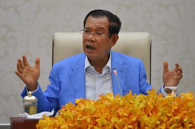 Le PM du Cambodge et le Secrétaire général de l'ASEAN discutent de questions régionales ảnh 1