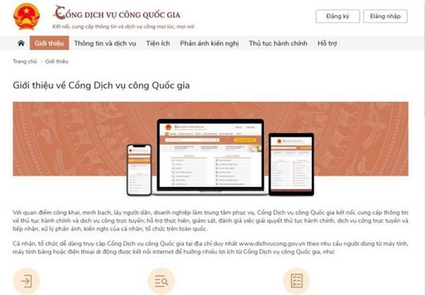 Plus de 840.000 dossiers réglés via le portail national de la fonction publique ảnh 1 Plus de 840.000 dossiers réglés via le portail national de la fonction publique ảnh 1