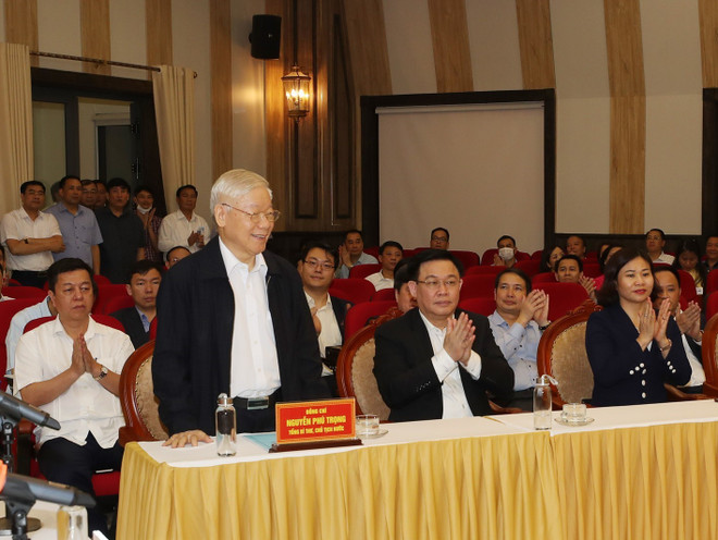 Législatives 2021: confiance élevée envers le secrétaire général et président Nguyen Phu Trong ảnh 1 Législatives 2021: confiance élevée envers le secrétaire général et président Nguyen Phu Trong ảnh 1