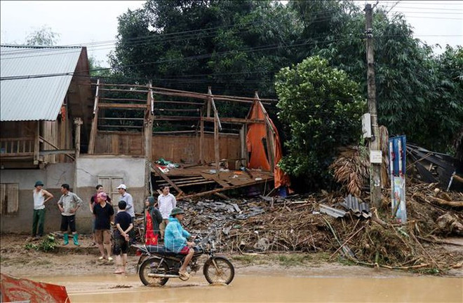 Des pluies torrentielles causent de lourds dégâts à Lao Cai et Ha Giang ảnh 1 Des pluies torrentielles causent de lourds dégâts à Lao Cai et Ha Giang ảnh 1