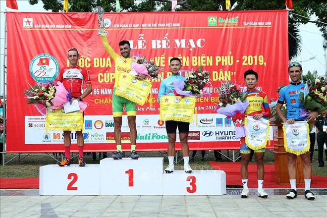 Clôture de la course cycliste par étapes "Direction Diên Biên Phu 2019" ảnh 1 Clôture de la course cycliste par étapes "Direction Diên Biên Phu 2019" ảnh 1
