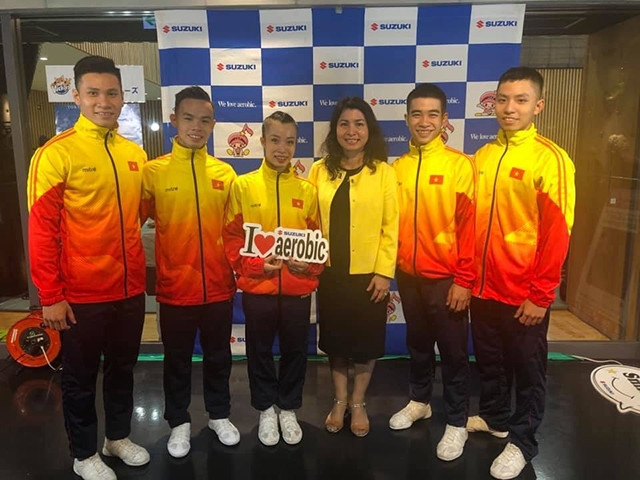 Coupe du Monde de Gymnastique Aérobic Suzuki : le Vietnam décroche trois médailles d’or ảnh 1 Coupe du Monde de Gymnastique Aérobic Suzuki : le Vietnam décroche trois médailles d’or ảnh 1
