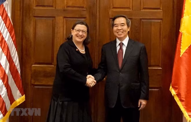 Une délégation du PCV en visite de travail aux Etats-Unis ảnh 1