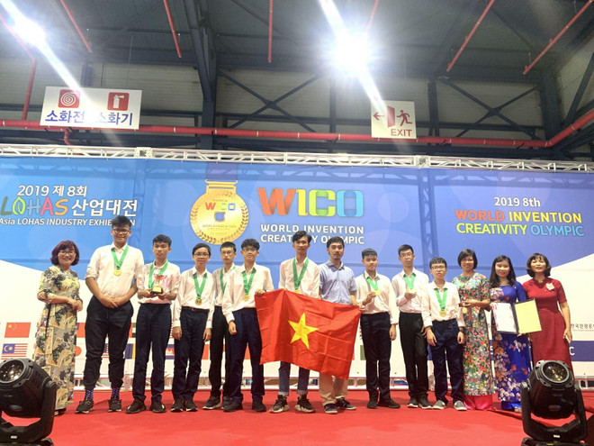 Des élèves vietnamiens remportent des médailles d’or aux WICO 2019 ảnh 1 Des élèves vietnamiens remportent des médailles d’or aux WICO 2019 ảnh 1