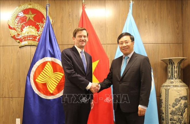 Activités du vice-Premier minsitre Pham Binh Minh à New York ảnh 1 Activités du vice-Premier minsitre Pham Binh Minh à New York ảnh 1