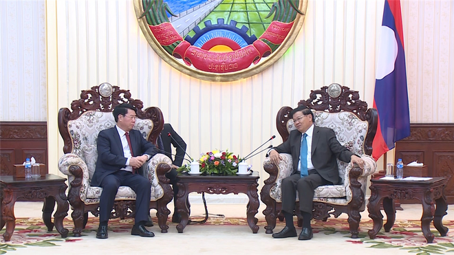 Le Premier ministre laotien salue la coopération entre les polices vietnamienne et laotien ảnh 1 Le Premier ministre laotien salue la coopération entre les polices vietnamienne et laotien ảnh 1
