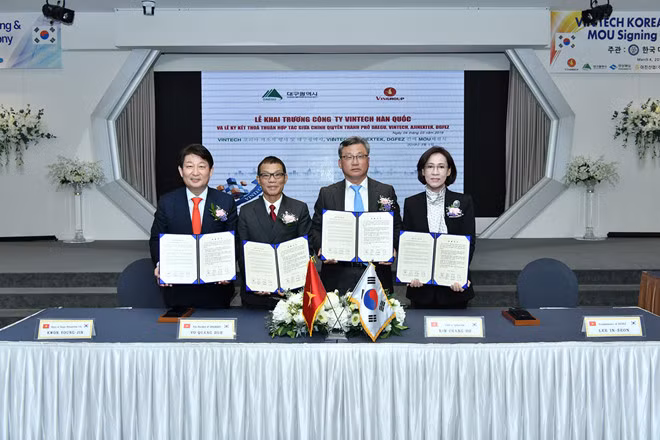 Inauguration de la société VinTech Korea Research à Daegu ảnh 2