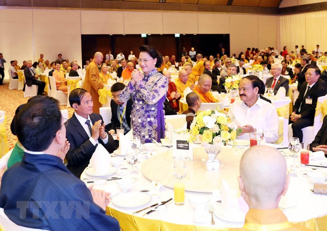 Banquet en l'honneur de la fête bouddhique du Vesak 2019 ảnh 1 Banquet en l'honneur de la fête bouddhique du Vesak 2019 ảnh 1