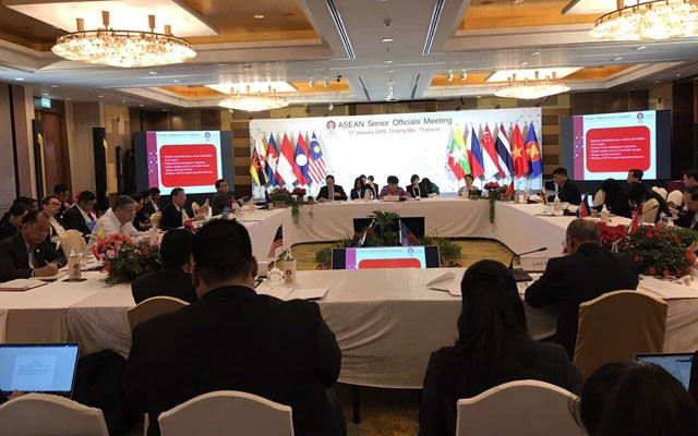 Les hauts responsables de l'ASEAN se préparent pour l'AMM restreinte ảnh 1 Les hauts responsables de l'ASEAN se préparent pour l'AMM restreinte ảnh 1