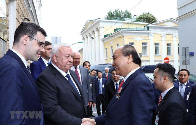 Le Premier ministre Nguyen Xuan Phuc termine sa visite officielle en Russie ảnh 1 Le Premier ministre Nguyen Xuan Phuc termine sa visite officielle en Russie ảnh 1