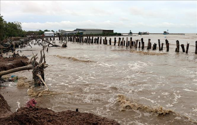 Kien Giang : de fortes pluies causent de lourds dégâts ảnh 1 Kien Giang : de fortes pluies causent de lourds dégâts ảnh 1