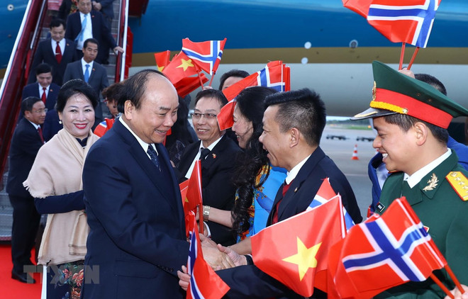 Le PM Nguyen Xuan Phuc entame une visite officielle en Norvège ảnh 1 Le PM Nguyen Xuan Phuc entame une visite officielle en Norvège ảnh 1