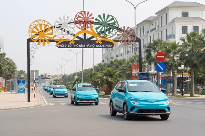 Bientôt la commercialisation de taxi électriques de Vingroup ảnh 1
