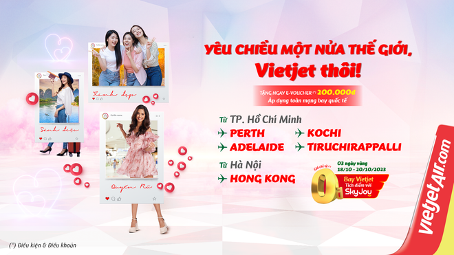 Vietjet gâte les femmes à l'occasion de la Journée nationale des femmes ảnh 1 Vietjet gâte les femmes à l'occasion de la Journée nationale des femmes ảnh 1