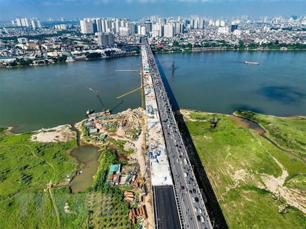 Hanoï: la 2e phase du pont Vinh Tuy sera ouverte à la circulation avant le 2 septembre ảnh 1 Hanoï: la 2e phase du pont Vinh Tuy sera ouverte à la circulation avant le 2 septembre ảnh 1