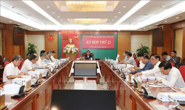 La 22e réunion de la Commission de contrôle du Comité central du Parti ảnh 1 La 22e réunion de la Commission de contrôle du Comité central du Parti ảnh 1