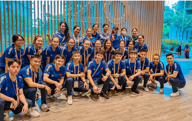 Aérobic: le Vietnam brille au Championnat d’Asie 2022 ảnh 2 Aérobic: le Vietnam brille au Championnat d’Asie 2022 ảnh 2